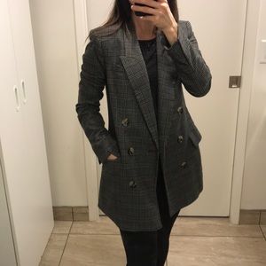 Zara Plaid Blazer